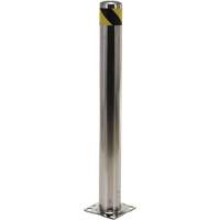 Butoir de s&eacute;curit&eacute;, Acier inoxydable, 42" h x 8" la, Argent Helyx Safety & Industrial Supplies