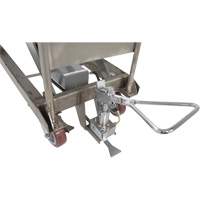 Table &eacute;l&eacute;vatrice hydraulique manuelle &agrave; ciseaux, 47" lo x 24" la, Partiellement en acier inoxydable, Capacit&eacute; 2000 lb Helyx Safety & Industrial Supplies