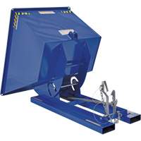 Conteneur autobasculeur, Acier, 1 vg³, Bleu Helyx Safety & Industrial Supplies