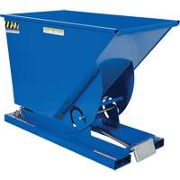 Conteneur autobasculeur, Acier, 3/4 vg³, Bleu Helyx Safety & Industrial Supplies