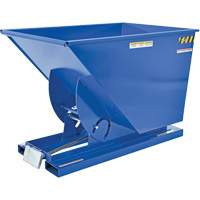 Conteneur autobasculeur, Acier, 1 vg³, Bleu Helyx Safety & Industrial Supplies