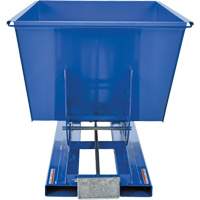 Conteneur autobasculeur, Acier, 1 vg³, Bleu Helyx Safety & Industrial Supplies