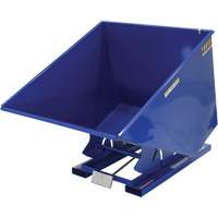 Conteneur autobasculeur, Acier, 2 vg³, Bleu Helyx Safety & Industrial Supplies