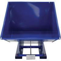 Conteneur autobasculeur, Acier, 2 vg³, Bleu Helyx Safety & Industrial Supplies