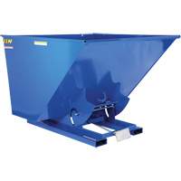 Conteneur autobasculeur, Acier, 2-1/2 vg³, Bleu Helyx Safety & Industrial Supplies