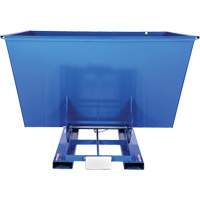 Conteneur autobasculeur, Acier, 2-1/2 vg³, Bleu Helyx Safety & Industrial Supplies