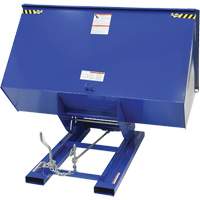 Conteneur autobasculeur, Acier, 3 vg³, Bleu Helyx Safety & Industrial Supplies