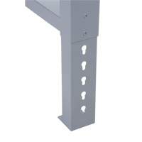 Industrial Duty Leg for Workbench, Steel, 24" D x 34" H, Single Helyx Safety & Industrial Supplies