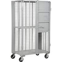 Chariot de s&eacute;curit&eacute; escamotable de s&eacute;rie FST, 1 niveaux, 27" lo x 45" la x 77" h, Cap. 2000 lb Helyx Safety & Industrial Supplies