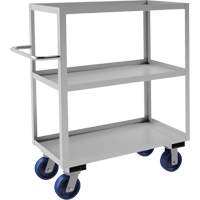 Industrial Grade Shelf Cart, 3 Tiers, 18-1/8" W x 47" H x 42" D, 1200 lbs. Capacity Helyx Safety & Industrial Supplies