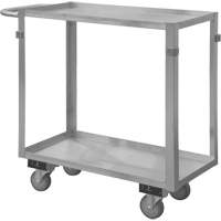 Chariot avec tablettes de calibre industriel, 2 Tiers, 16-3/4" la x 34" h x 36-7/16" p, Capacit&eacute; 600 lb Helyx Safety & Industrial Supplies