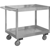 Chariot avec tablettes de calibre industriel, 2 Tiers, 18-1/8" la x 35" h x 36" p, Capacit&eacute; 1200 lb Helyx Safety & Industrial Supplies