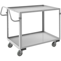 Chariot avec tablettes de calibre industriel, 2 Tiers, 22-1/2" la x 36-1/2" h x 42-7/16" p, Capacit&eacute; 600 lb Helyx Safety & Industrial Supplies