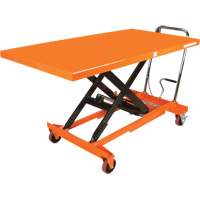 Table &eacute;l&eacute;vatrice &agrave; ciseaux hydraulique, 63" lo x 31-1/2" la, Acier, Capacit&eacute; 1100 lb Helyx Safety & Industrial Supplies