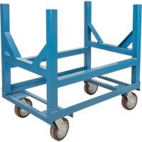 Pipe & Bar Cradle Truck, 24" L x 24" W x 34" H, 2500 lbs. Capacity, Polyurethane Wheels Helyx Safety & Industrial Supplies