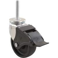 Roulette Emaxx RollX, Pivotant avec frein, Diam&egrave;tre 4" (101,6 mm), Capacit&eacute; 1200 lb (544,3 kg) Helyx Safety & Industrial Supplies