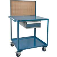 Chariot de service mobile, 2 Tiers, 24" la x 57" h x 40" p, Capacit&eacute; 1200 lb Helyx Safety & Industrial Supplies