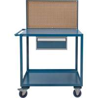 Chariot de service mobile, 2 Tiers, 24" la x 57" h x 40" p, Capacit&eacute; 1200 lb Helyx Safety & Industrial Supplies