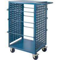 Chariot mobile pour mat&eacute;riaux bobin&eacute;s, Acier, 6 Montants, 21" la x 48" h x 38" p, Capacit&eacute; de 1200 lb Helyx Safety & Industrial Supplies