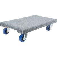 Medium-Duty Solid Wood Dollies, Polyolefin Wheels, 900 lbs. Capacity, 18" W x 24" D x 7" H Helyx Safety & Industrial Supplies