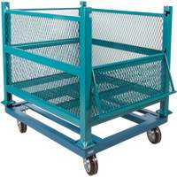 Dolly for Open Mesh Container, 40.5" W x 34-1/2" D x 10" H, 3000 lbs. Capacity Helyx Safety & Industrial Supplies