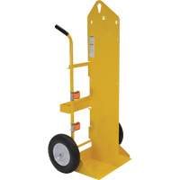 Chariot pour chalumeau et bouteille &agrave; gaz, Roues Rempli de mousse, Base de 23-13/16" la x 22-13/16" lo, 500 lb Helyx Safety & Industrial Supplies