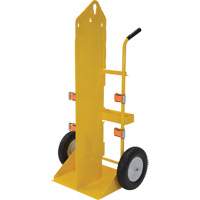 Chariot pour chalumeau et bouteille &agrave; gaz, Roues Rempli de mousse, Base de 23-13/16" la x 22-13/16" lo, 500 lb Helyx Safety & Industrial Supplies