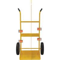 Chariot pour chalumeau et bouteille &agrave; gaz, Roues Rempli de mousse, Base de 23-13/16" la x 22-13/16" lo, 500 lb Helyx Safety & Industrial Supplies