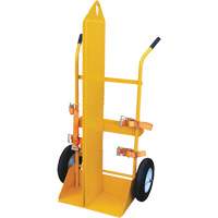 Chariot pour chalumeau et bouteille &agrave; gaz, Roues Rempli de mousse, Base de 23-1/8" la x 22-13/16" lo, 500 lb Helyx Safety & Industrial Supplies