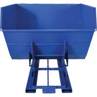Conteneur autobasculeur, Acier, 4 vg³, Bleu Helyx Safety & Industrial Supplies