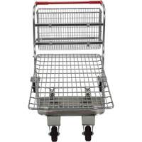 Nestable Wire Cart, Steel, 28-3/4" x 37-1/16" x 59-5/8", 275 lbs. Capacity Helyx Safety & Industrial Supplies
