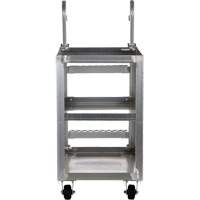 Chariot de pr&eacute;l&egrave;vement de stock, Aluminium, 21-7/8" la x 40" p, 3 tablettes, Capacit&eacute; 660 lb Helyx Safety & Industrial Supplies