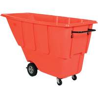 Chariot basculeur, Poly&eacute;thyl&egrave;ne, 0,5 vg³, Capacit&eacute; de charge de 450 lb Helyx Safety & Industrial Supplies