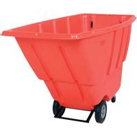 Chariot basculeur, Poly&eacute;thyl&egrave;ne, 0,5 vg³, Capacit&eacute; de charge de 450 lb Helyx Safety & Industrial Supplies