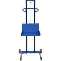 Plateforme &eacute;l&eacute;vatrice &agrave; profil bas pour charge l&eacute;g&egrave;re, M&eacute;canisme Treuil manuel, Capacit&eacute; de 400 lb, Levage max de 55" Helyx Safety & Industrial Supplies
