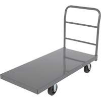 Platform Truck, 48" L x 24" W, 2000 lbs. Capacity, Rubber Casters Helyx Safety & Industrial Supplies