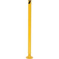 Borne de protection &agrave; ressort, Acier, 42" h x 2-1/8" la, Jaune Helyx Safety & Industrial Supplies