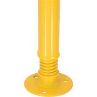 Borne de protection &agrave; ressort, Acier, 42" h x 2-1/8" la, Jaune Helyx Safety & Industrial Supplies