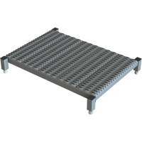 Adjustable Height One-Step Work Platform, 24" W x 36" D, 800 lbs. Capacity, All-Welded Helyx Safety & Industrial Supplies