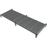 Plateforme de travail en une &eacute;tape &agrave; hauteur r&eacute;glable, 24" la x 71" pr, Capacit&eacute; de 800 lb, Enti&egrave;rement soud&eacute; Helyx Safety & Industrial Supplies
