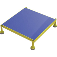 Plateforme de travail en une &eacute;tape &agrave; hauteur r&eacute;glable, 24" la x 24" pr, Capacit&eacute; de 800 lb, Enti&egrave;rement soud&eacute; Helyx Safety & Industrial Supplies