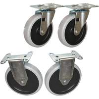 Flat Shelf Cart Caster Kit Helyx Safety & Industrial Supplies