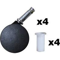 Sturdy Chair High Chair Caster Kit Helyx Safety & Industrial Supplies