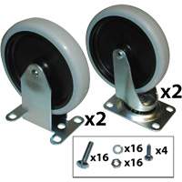 Utility Cart Caster Kit Helyx Safety & Industrial Supplies