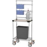 Poste de d&eacute;sinfection, Acier inoxydable, 24" x 60" x 14", Capacit&eacute; 900 lb Helyx Safety & Industrial Supplies