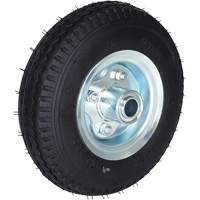 Roue pneumatique compl&egrave;te, 8" (203,2 mm), Capacit&eacute; de 295 lb (133,8 kg) Helyx Safety & Industrial Supplies
