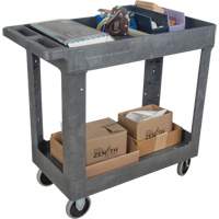 Chariot utilitaire pour l'entretien, 2 tiers, 16-1/2" x 32-1/2" x 34-1/2", Capacit&eacute; 550 lb Helyx Safety & Industrial Supplies