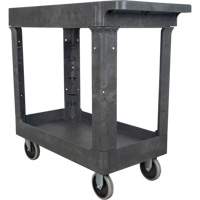Chariot utilitaire pour l'entretien, 2 tiers, 16-1/2" x 32-1/2" x 34-1/2", Capacit&eacute; 550 lb Helyx Safety & Industrial Supplies