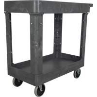 Chariot utilitaire pour l'entretien, 2 tiers, 16-1/2" x 32-1/2" x 34-1/2", Capacit&eacute; 550 lb Helyx Safety & Industrial Supplies