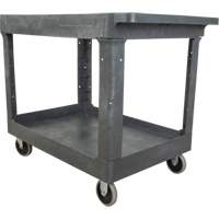 Chariot utilitaire pour l'entretien, 2 tiers, 24-5/8" x 32-1/2" x 40", Capacit&eacute; 550 lb Helyx Safety & Industrial Supplies